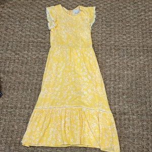 Lost+Wander maxi yellow flower dress